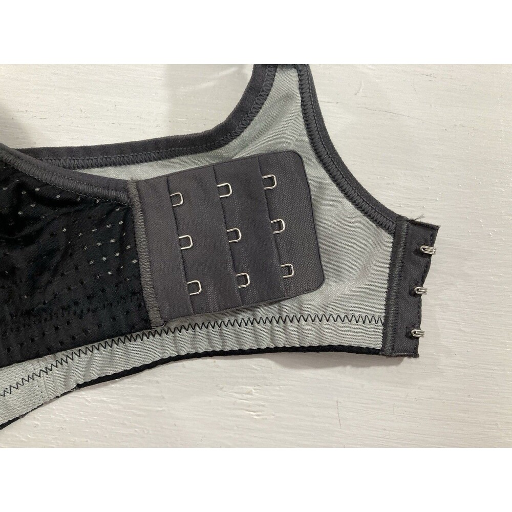 Anita Active Sports Bra 32D Black WireX Adjustable High Impact Moisture Wicking - Picture 7 of 10